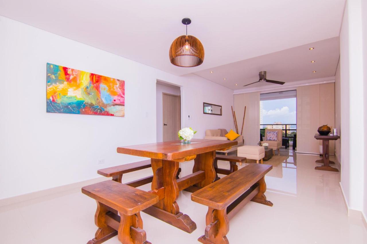 Apto Exclusivo en Bocagrande Frente al Mar Cartagena Exterior foto
